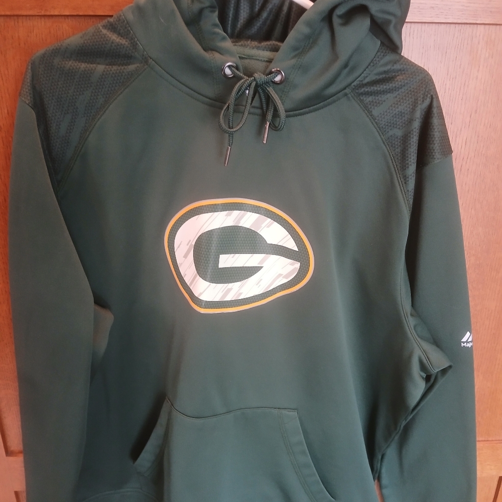 Green Hooded Sweatshirt